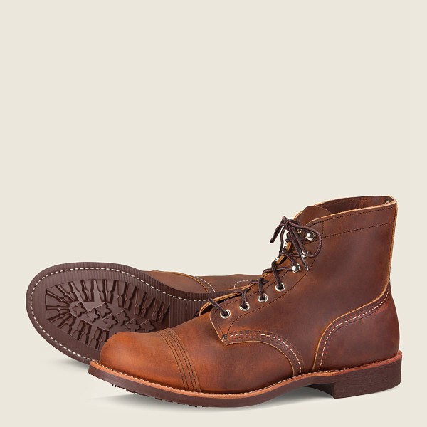 Bottes Red Wing Heritage - Iron Ranger - 6-Inchr Rough & Tough Cuir - Marron - Homme 401CGOFPU